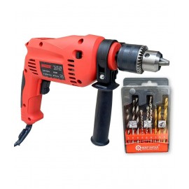 Cheston 13MM.3WWM 9Pcs Bit Impact Hammer Drill Machine SDS Chuck-650W, 2900-RPM with Accessories