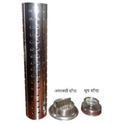 Chitraang Stainless Steel Agarbatti Stand Holder &diya