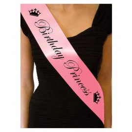Chocozone Birthday Princess Sash for Girls Birthday Party Props