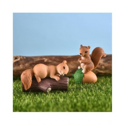 Chocozone Brown Resin Figurines - Pack of 4