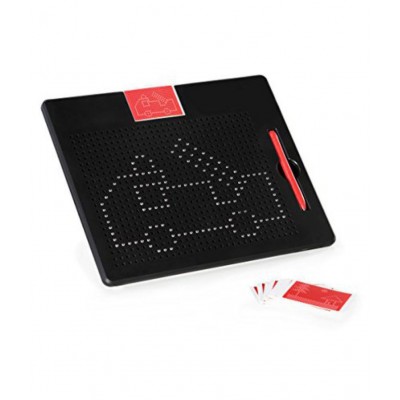 Chocozone Magnetic Drawing Board Magnetic Pads - Erasable Magna Doodle Writing Drawing Pad for Kids - Includes a Pen & 10 Pattern Cards (380 Magnets) Toys for 6 Years Old Girls Boys