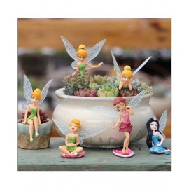 Chocozone Multicolour Plastic Figurines - Pack of 6