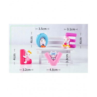 Chocozone Multicolour Resin Figurines - Pack of 1