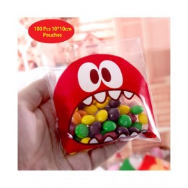 Chocozone Pack of 100 Self Adhesive Guddy Bags Party Favor Bags Cookie Bags Chocolate Pouches Birthday Party Return Gift Bags ( Red) Chocozone Pack of 100 Self Adhesive Guddy Bags Party Favor Bags Cookie Bags Chocolate Pouches Birthday Party Return Gift Bags ( Red)