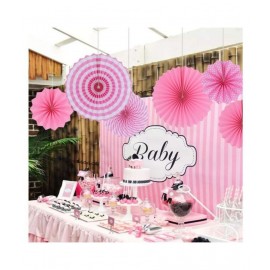 Chocozone Pink and Silver Paper Fans for Decoration ( Pack of 6) for Baby Shower, Photo Booth, Backdrop, Birthday Party Decorations Chocozone Pink and Silver Paper Fans for Decoration ( Pack of 6) for Baby Shower, Photo Booth, Backdrop, Birthday Party Decorations