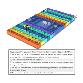 Chocozone Pop It Ludo Board Game for Kids Fidget Toys for 6 + Years Boys & Girls Family Games(29cm) Chocozone Pop It Ludo Board Game for Kids Fidget Toys for 6 + Years Boys & Girls Family Games(29cm)