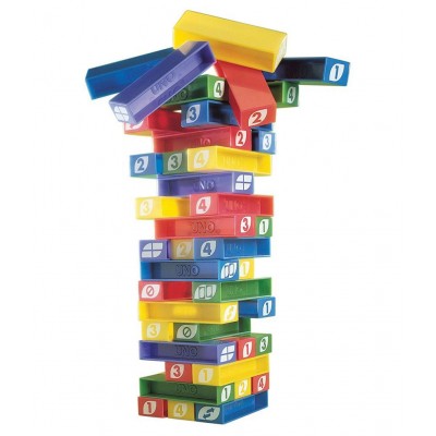 Chocozone Stacking Game with Colorful Blocks & Numbers with UNO Effect Toys for 6 years old