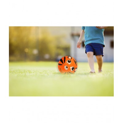 Chocozone Tiger Print Synthetic Leather Football for Kids Soccer Ball for Toddlers Toys for 3 years old (Size 2)