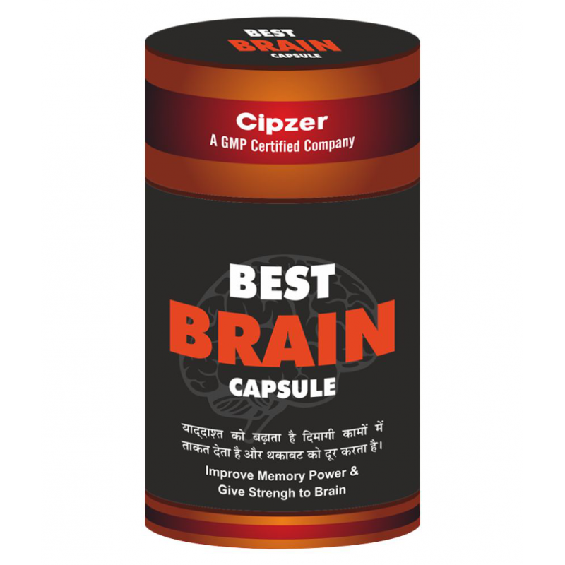 Cipzer Best Brain Capsule P2 Capsule 60 no.s Pack Of 1
