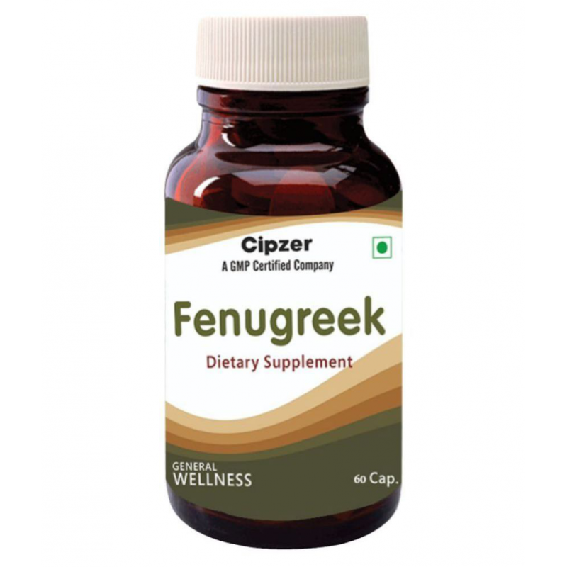 Cipzer Fenugreek Capsule 60 Capsule 60 oz Pack Of 1