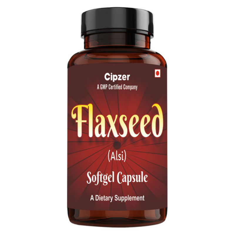 Cipzer Flaxseed Softgel Capsule F1 Capsule 60 no.s Pack Of 1