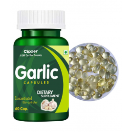 Cipzer Garlic Softgel Capsule 60 Capsule 60 no.s Pack Of 1