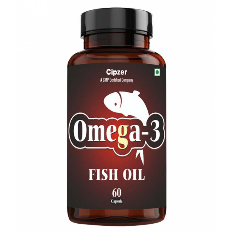 Cipzer Omega 3 Fish Oil Soft Gel Capsule 60 Capsule 60 no.s Pack Of 1