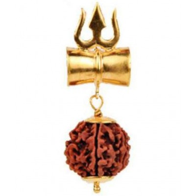 Combo of damru locket and trishakti
