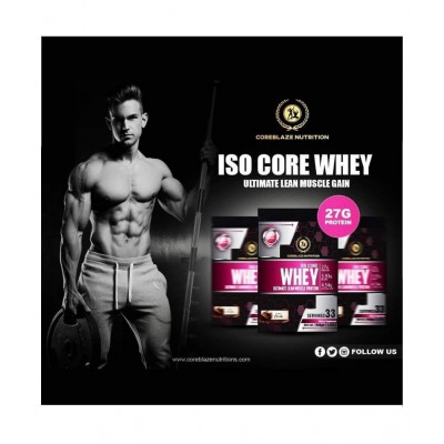 Coreblaze Nutrition ISO CORE Whey Protein 90% (Rich Milk Chocolate) 1000 gm