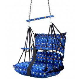 Cotton Swing Chair for Kids Baby's Children Folding and Washable 1-8 Years with Safety Belt - Home, Garden Jhula