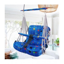 Cotton Swing Chair for Kids Baby's Children Folding and Washable 1-8 Years with Safety Belt - Home,Garden Jhula