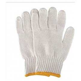 Cotton hand gloves knitted PAIR 5 Cotton Safety Glove