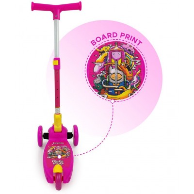 Couch Smart Kick Scooter , 3 Adjustable Height, Foldable,Front Wheel & PVC Wheels for Kids (3+ Years)