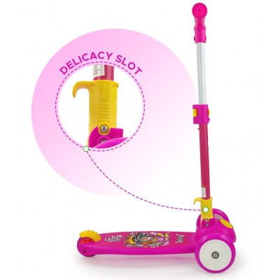 Couch Smart Kick Scooter , 3 Adjustable Height, Foldable,Front Wheel & PVC Wheels for Kids (3+ Years)