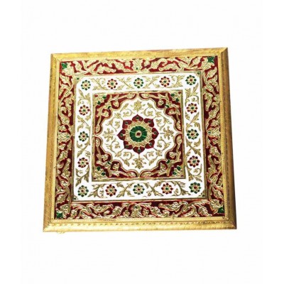 Craftghar Pooja Chowki 10 Inch