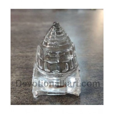 Crystal Sphatik Shri Yantra - 45 Grams
