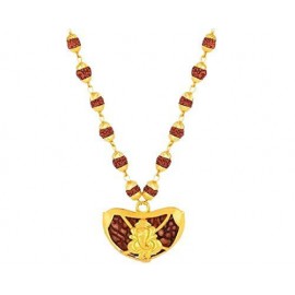 Cyan Spiritual Original Nepali Rudraksha Mala with Kaiju Ganesh Pendent For Men & Women Cyan Spiritual Original Nepali Rudraksha Mala with Kaiju Ganesh Pendent For Men & Women