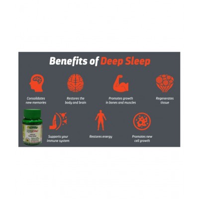DEEP SLEEP TOTALLY SAFE HERBAL 50+10 FREE Capsule 500 mg