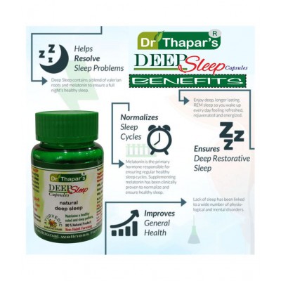 DEEP SLEEP TOTALLY SAFE HERBAL 50+10 FREE Capsule 500 mg