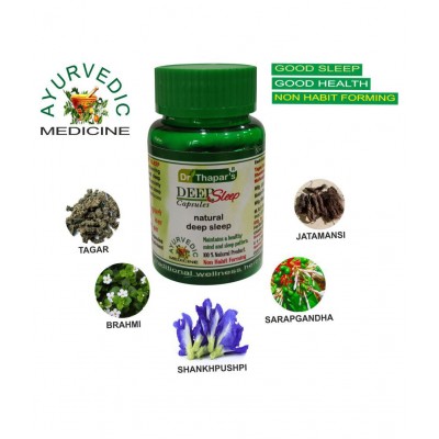 DEEP SLEEP TOTALLY SAFE HERBAL 50+10 FREE Capsule 500 mg