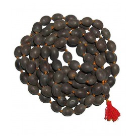 DEV RATNA KENDRA KAMAL GATTA MALA Original Kamal Gatta (Lotus Seeds) Prayer Rosary Japamala - Lakshmi Puja (8 mm, 108+1 Beads)