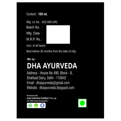 DHA Ayurveda Joshili B-Tone for Women Bust Increase Oil 200 ml Pack Of 2