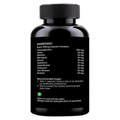 DHA Ayurveda Mass Grow Herbal Muscle Grow Supplement Capsule 30 no.s Pack Of 1