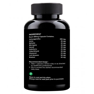 DHA Ayurveda Mass Grow Herbal Muscle Grow Supplement Capsule 90 no.s Pack of 3