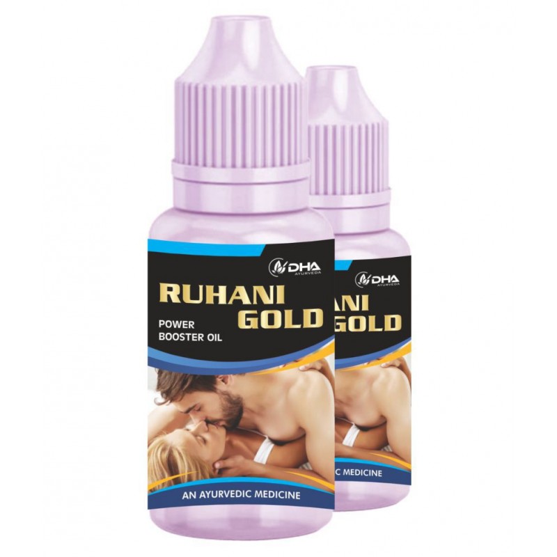 DHA Ayurveda Ruhani Gold- Men Power Herbal Massage Oil 40 ml Pack Of 2