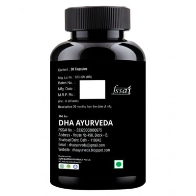 DHA Ayurveda Ruhani Gold Power 1000mg Herbal Capsule 30 no.s Pack Of 1