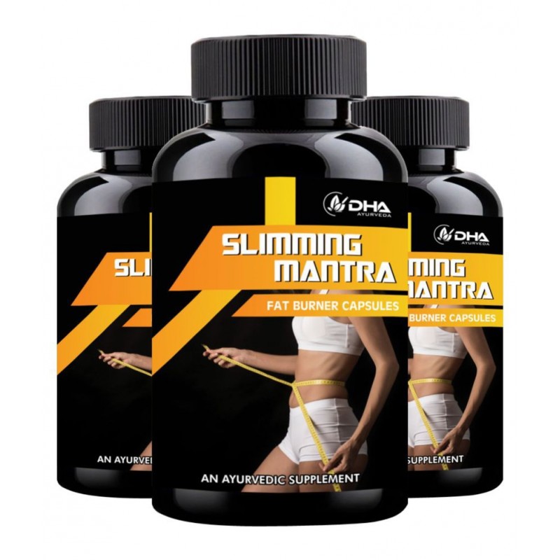 DHA Ayurveda Slimming Mantra- Herbal Fat Burner Capsule 90 no.s Pack of 3