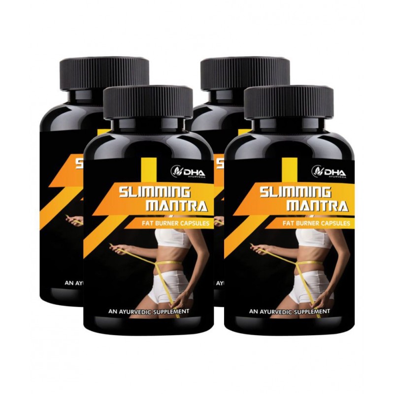 DHA Ayurveda Slimming Mantra- Herbal Fat Cutter Capsule 120 no.s Pack Of 4