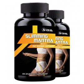 DHA Ayurveda Slimming Mantra- Herbal Fat Cutter Capsule 60 no.s Pack Of 2 DHA Ayurveda Slimming Mantra- Herbal Fat Cutter Capsule 60 no.s Pack Of 2