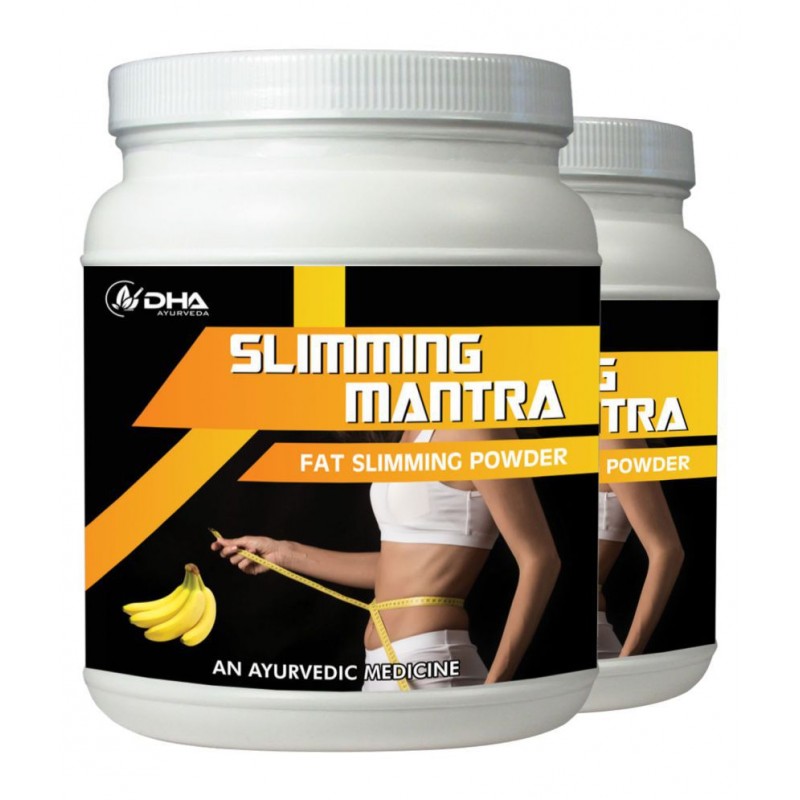 DHA Ayurveda Slimming Mantra-Herbal Fat Cutter Banana Powder 200 gm Pack Of 2