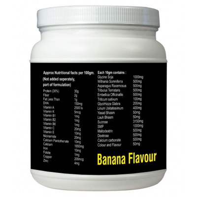 DHA Ayurveda Speedy Grow- Herbal Height Grow Banana Powder 300 gm Pack of 3