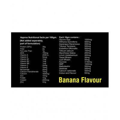 DHA Ayurveda Speedy Grow- Herbal Height Grow Banana Powder 300 gm Pack of 3