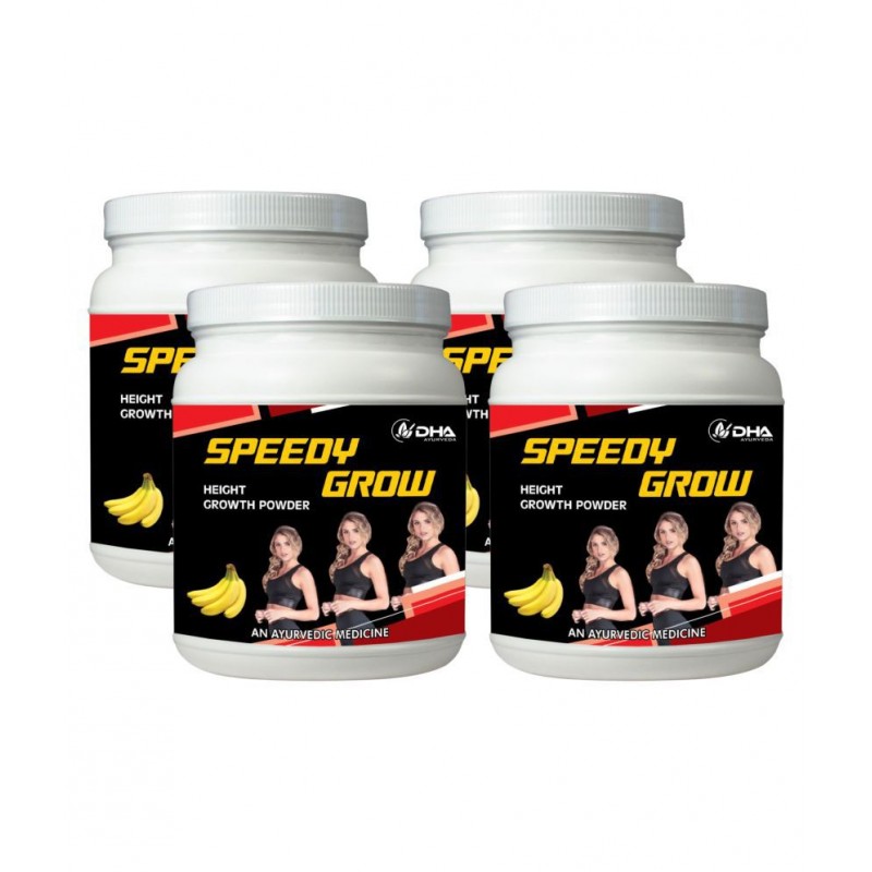 DHA Ayurveda Speedy Grow- Herbal Height Grow Banana Powder 400 gm Pack Of 4