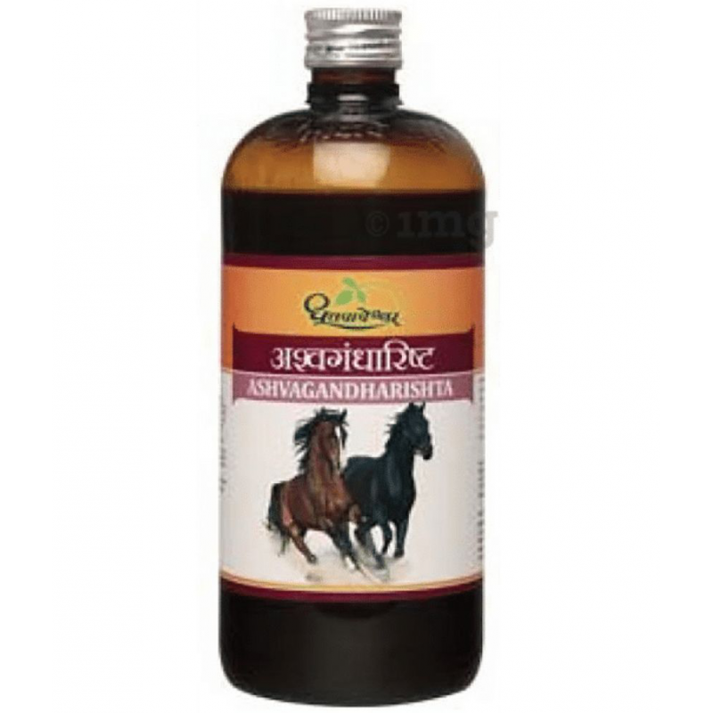 DHOOTAPAPEHSWAR ASHVAGANDHARISHTA 450 ML PACK OF 2