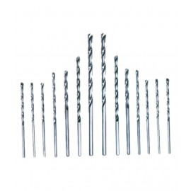 DIY Crafts Steel Twist Drill Bit Set - 13 Pieces