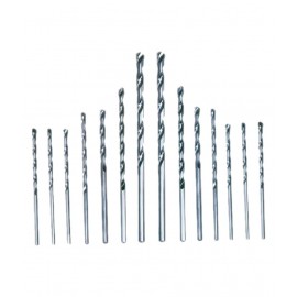 DIY Crafts Steel Twist Drill Bit Set - 13 Pieces