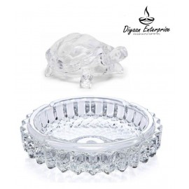 DIYAAN ENT IMPORTED VASTU - FENGSHUI CRYSTAL TURTLE | CRYSTAL TORTOISE | CRYSTAL KACHUA | WITH CRYSTAL PLATE - LARGE SIZE DIYAAN ENT IMPORTED VASTU - FENGSHUI CRYSTAL TURTLE | CRYSTAL TORTOISE | CRYSTAL KACHUA | WITH CRYSTAL PLATE - LARGE SIZE