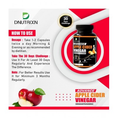 DNUTRIXN - Apple Cider Vinegar ( Pack of 1 )