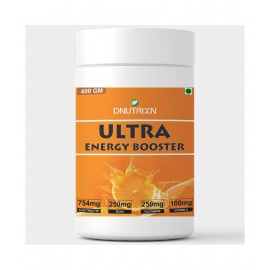 DNUTRIXN Ultra Energy Booster with BCAA, Vitamin C, Electrolytes & Glutamine Energy Drink for All 400 gm