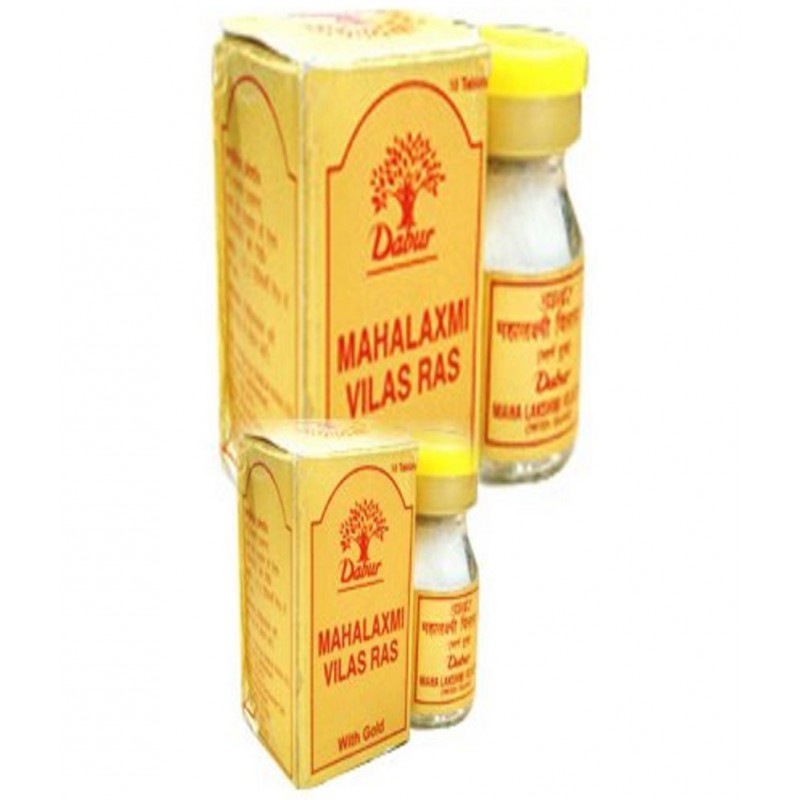 Dabur MAHALAXMI VILAS RAS  (10 TABS) PACK OF 2